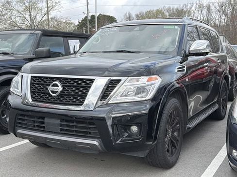 Used 2019 Nissan Armada Platinum w/ Captain's Chairs Package image 2