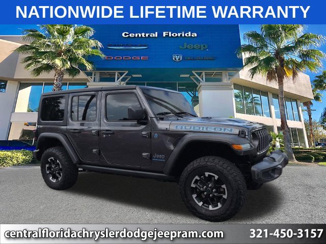 Used 2024 Jeep Wrangler Unlimited Rubicon 4xe w/ Convenience Group AWD/4WD image 1