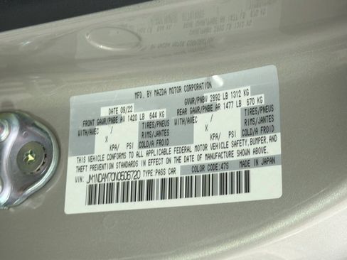 Used 2022 MAZDA MX-5 Miata RF Grand Touring w/ Weather Package RWD image 12