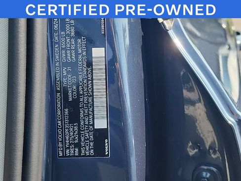 Certified 2025 Volvo XC90 T8 Ultra w/ Protection Package Premier AWD/4WD image 30