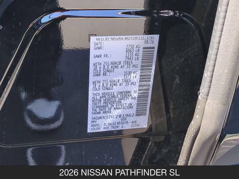 New 2026 Nissan Pathfinder SL FWD image 24