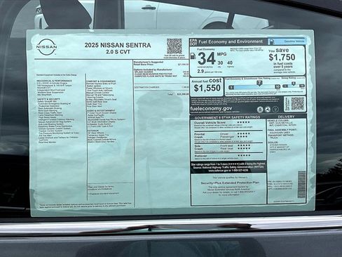 New 2025 Nissan Sentra S image 34