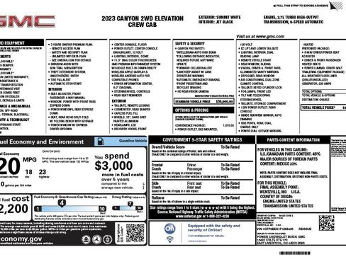 Used 2023 GMC Canyon Elevation w/ Convenience Package image 4