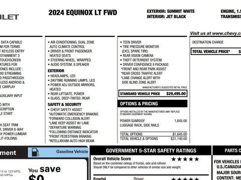 Used 2024 Chevrolet Equinox LT image 2