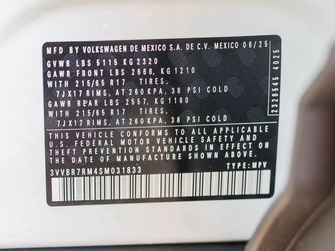 New 2025 Volkswagen Tiguan S image 46