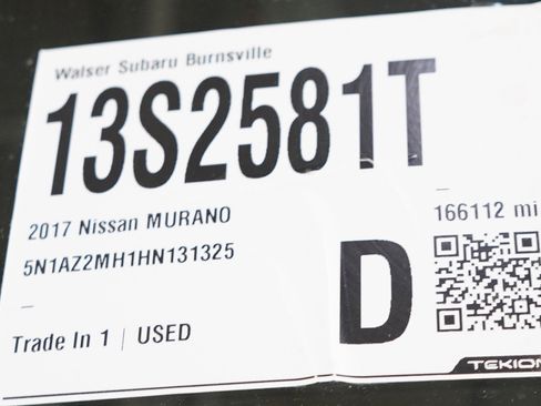 Used 2017 Nissan Murano SL w/ SL Technology Package AWD/4WD image 31