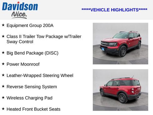 Used 2021 Ford Bronco Sport Big Bend w/ Big Bend Package AWD/4WD image 4