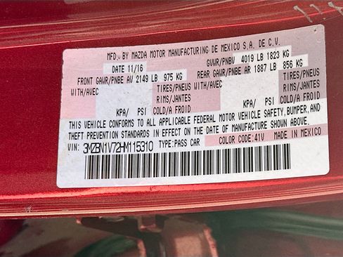 Used 2017 MAZDA MAZDA3 Touring w/ Popular Equipment Package image 37