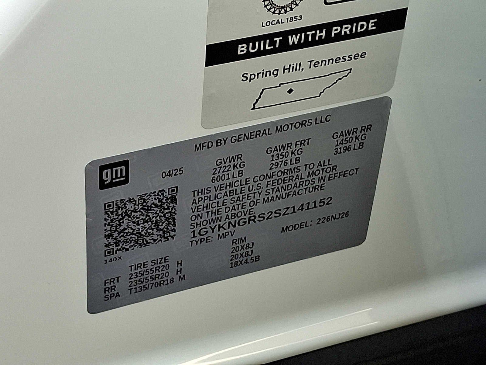 Certified 2025 Cadillac XT5 Sportv w/ Technology Package AWD/4WD image 29