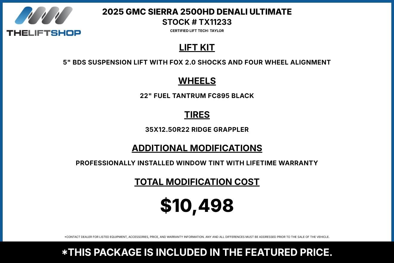 Used 2025 GMC Sierra 2500 Denali Ultimate w/ Max Trailering Package AWD/4WD image 2