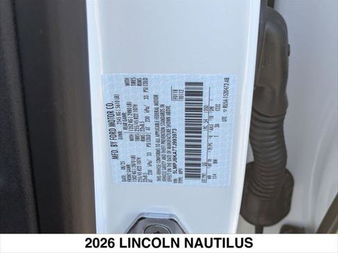 New 2026 Lincoln Nautilus Reserve w/ Jet Appearance Package image 15