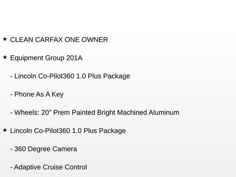 Used 2023 Lincoln Nautilus Reserve w/ Equipment Group 201A image 2