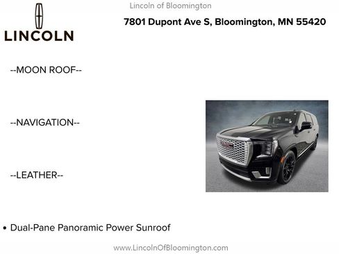 Used 2023 GMC Yukon XL Denali w/ Denali Reserve Package AWD/4WD image 5