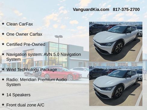 Used 2023 Kia EV6 Wind w/ Wind Technology Package RWD image 6