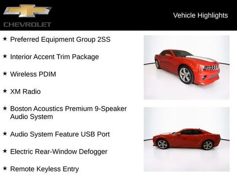 Used 2010 Chevrolet Camaro SS w/ Interior Accent Trim Package RWD image 5