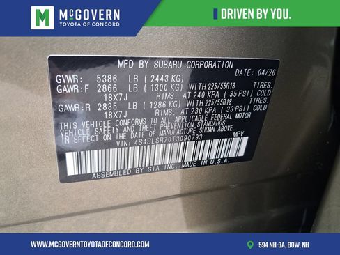 Used 2026 Subaru Forester Limited AWD/4WD image 37