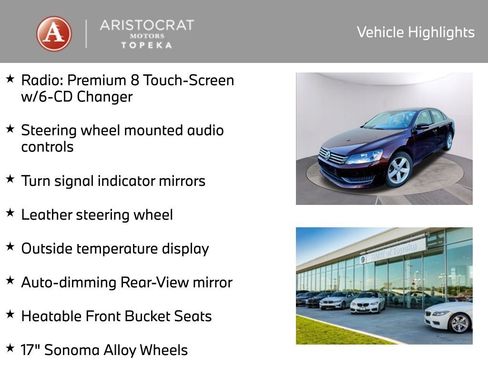 Used 2013 Volkswagen Passat 2.5 SE image 2