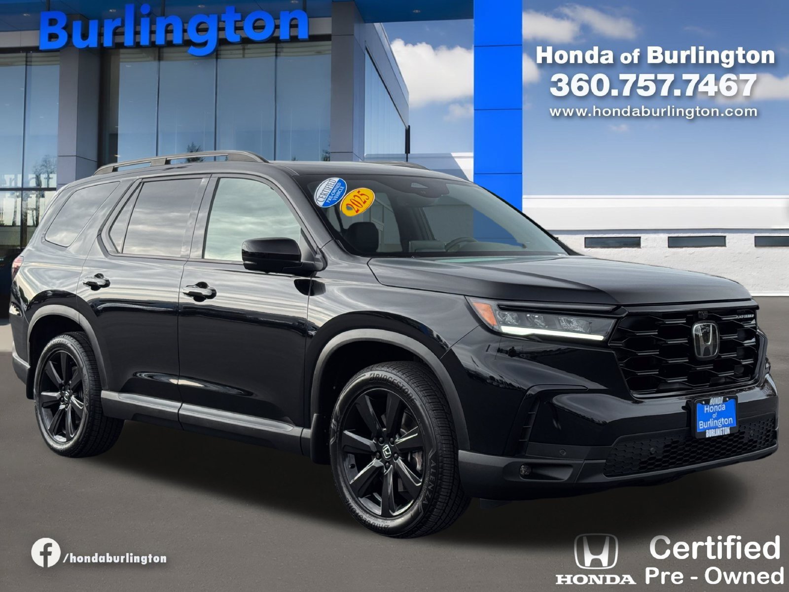 Certified 2025 Honda Pilot Black Edition image 10