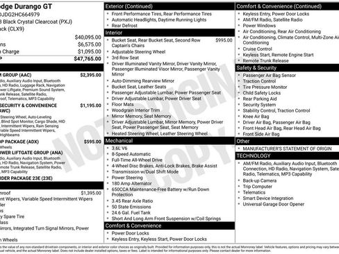 Used 2017 Dodge Durango GT w/ Premium Group image 2