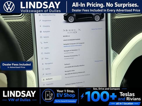 Used 2017 Tesla Model X 100D AWD/4WD image 25