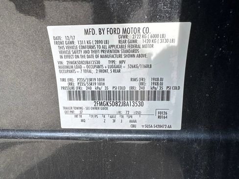 Used 2018 Ford Flex Limited FWD image 14