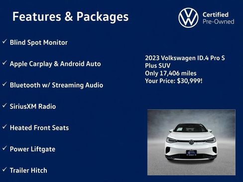 Used 2023 Volkswagen ID.4 Pro S Plus AWD/4WD image 10