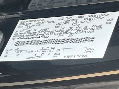 Used 2022 Ford Escape SE FWD image 32