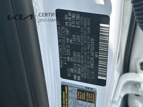 Certified 2023 Kia EV6 Wind w/ Wind Technology Package RWD image 30