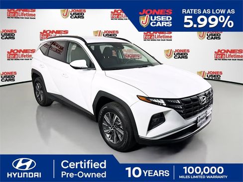 Certified 2024 Hyundai Tucson Blue AWD/4WD image 1