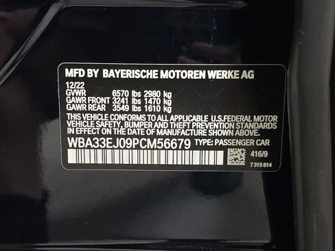 Used 2023 BMW 760i xDrive AWD/4WD image 34
