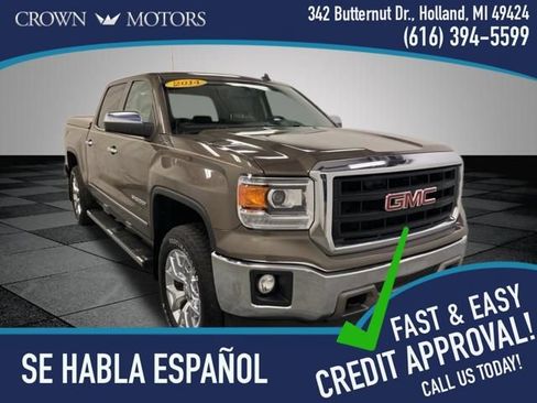 Used 2014 GMC Sierra 1500 SLT w/ SLT Crew Cab Value Package AWD/4WD image 1