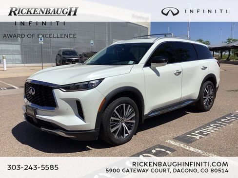 Used 2022 INFINITI QX60 Sensory w/ Cargo Package AWD/4WD image 1