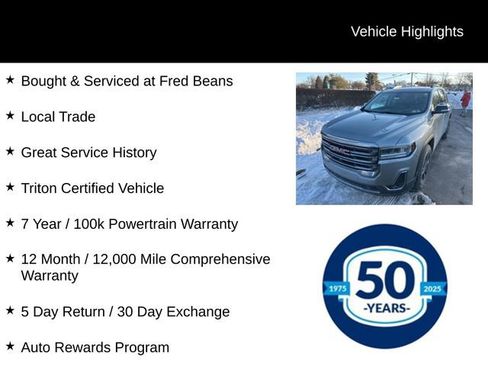 Used 2023 GMC Acadia AT4 w/ Technology Package image 5