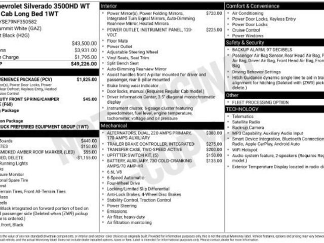 Used 2022 Chevrolet Silverado 3500 W/T w/ WT Convenience Package AWD/4WD image 37