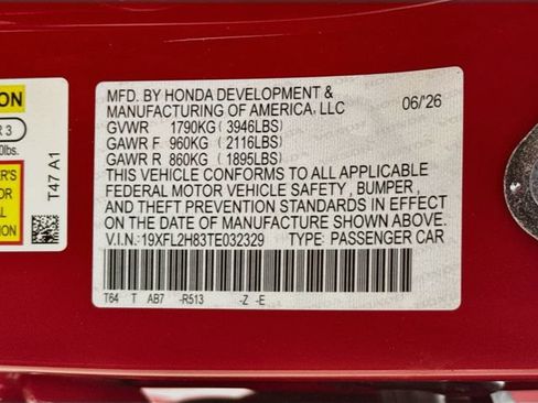 New 2026 Honda Civic Sport image 33