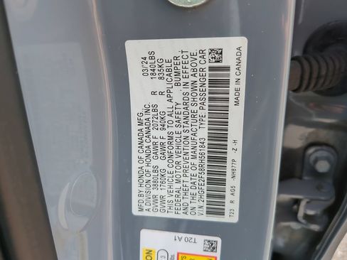 Certified 2024 Honda Civic Sport image 21