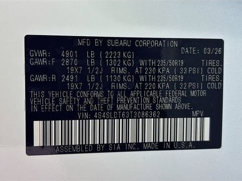 New 2026 Subaru Forester Touring AWD/4WD image 33