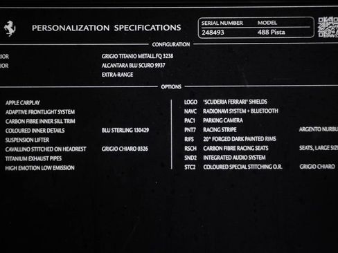 Certified 2020 Ferrari 488 Pista Coupe image 56