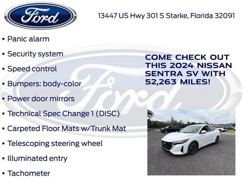 Used 2024 Nissan Sentra SV FWD image 24