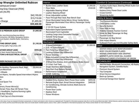 Used 2020 Jeep Wrangler Unlimited Rubicon image 5