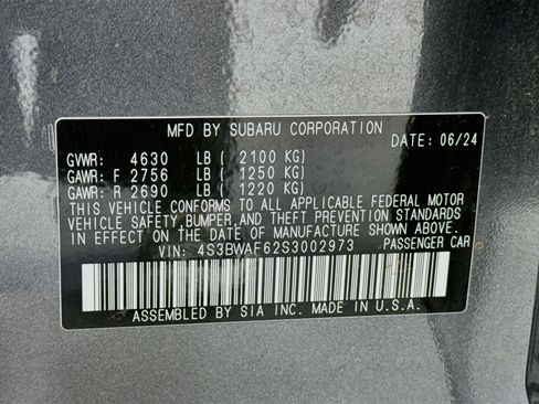 Used 2025 Subaru Legacy Premium w/ Tech Package #1 AWD/4WD image 34