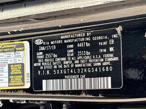 Used 2019 Kia Optima LX image 29