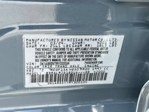 Certified 2024 Nissan Sentra SR FWD image 28