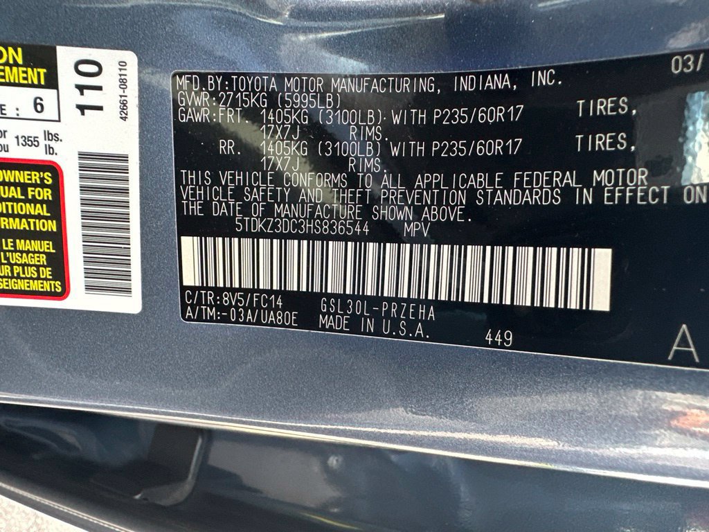 Used 2017 Toyota Sienna LE FWD image 18