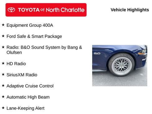 Used 2019 Ford Mustang GT Premium w/ Ford Safe & Smart Package RWD image 5