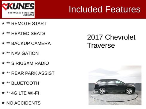 Used 2017 Chevrolet Traverse LT w/ Style and Technology Package image 2