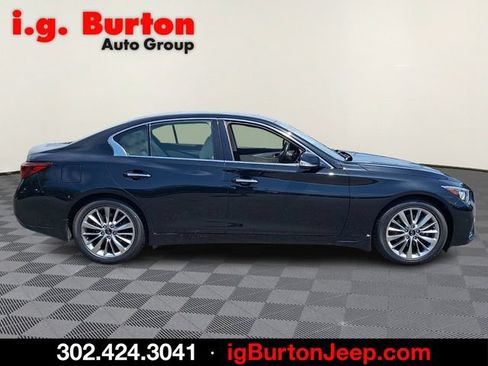 Used 2021 INFINITI Q50 Luxe w/ All Weather Package AWD/4WD image 7