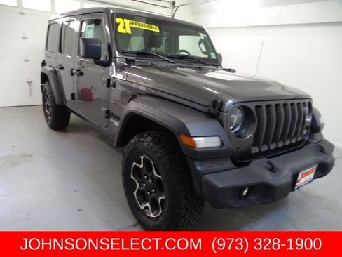 Used 2021 Jeep Wrangler Unlimited Sport w/ Sun And Sound Package AWD/4WD image 1