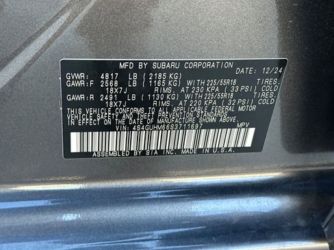 Certified 2025 Subaru Crosstrek 2.5i Limited w/ Popular Package #3A image 28