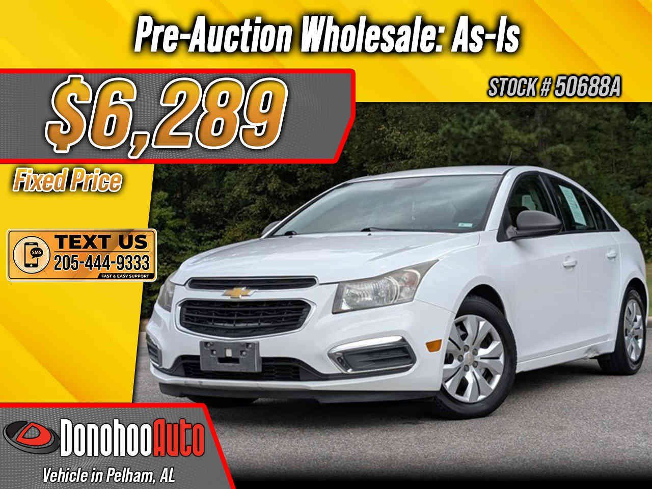 Used 2015 Chevrolet Cruze LS FWD image 1